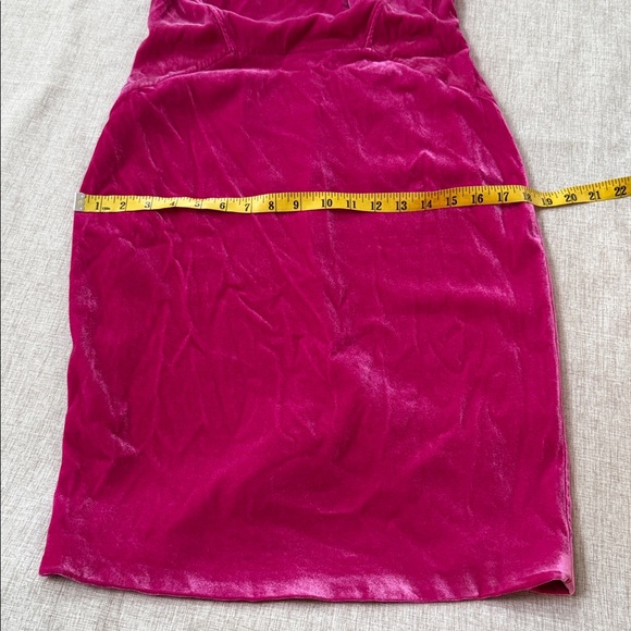 Boden Velvet Martha Midi Dress English Berry Magenta women’s‎ size 4 - Picture 16 of 16